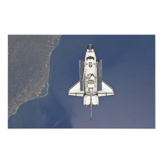 Space shuttle Atlantis Foto Afdruk (Voorkant)