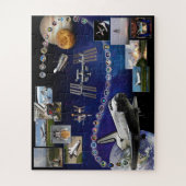Space Shuttle Atlantis Hommage Legpuzzel (Verticaal)