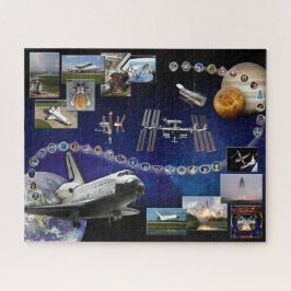 Space Shuttle Atlantis Hommage Legpuzzel
