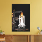 Space shuttle Atlantis is klaar Canvas Afdruk (Insitu (Woonkamer))