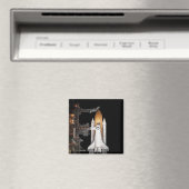 Space shuttle Atlantis is klaar Magneet (Insitu (Vaatwasser))