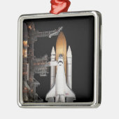 Space shuttle Atlantis is klaar Metalen Ornament (Links)