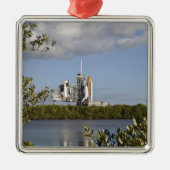Space Shuttle Atlantis is klaar Metalen Ornament (Voorkant)