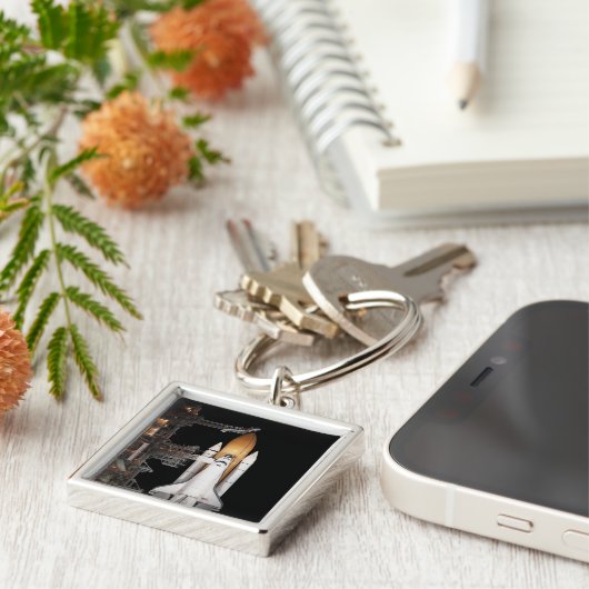 Space shuttle Atlantis is klaar Sleutelhanger (Zijkant)