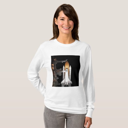 Space shuttle Atlantis is klaar T-shirt (Voorkant volledig)