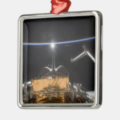 Space Shuttle Atlantis-laadbay Metalen Ornament (Links)