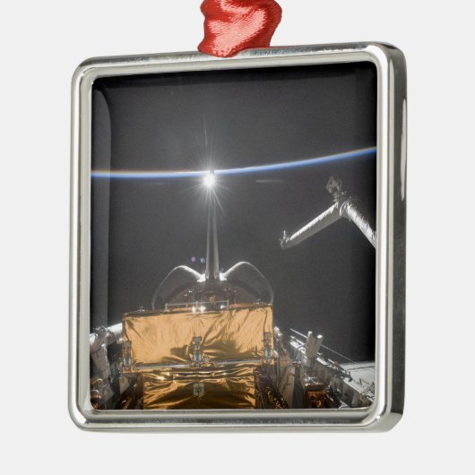 Space Shuttle Atlantis-laadbay Metalen Ornament (Links)