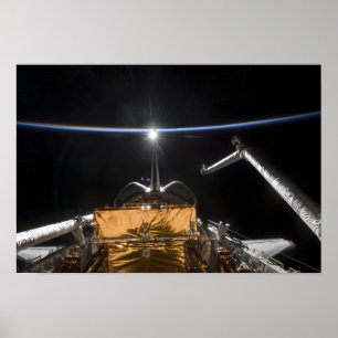 Space Shuttle Atlantis-laadbay Poster