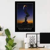 Space Shuttle Atlantis Lift-off - 19 mei 2000 Poster (Thuiskantoor)