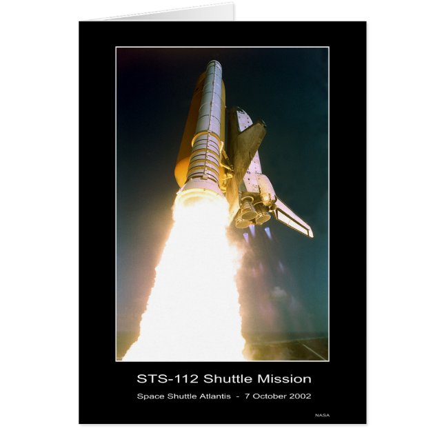 Space Shuttle Atlantis Lift-off - 7 oktober 2002  (Voorkant)