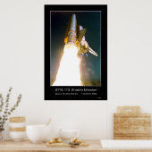 Space Shuttle Atlantis Lift-off - 7 oktober 2002 Poster (Keuken)