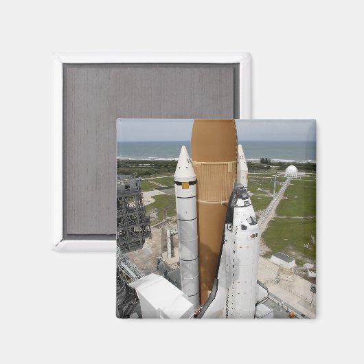 Space shuttle Atlantis Magneet (Voorkant / Achterkant)