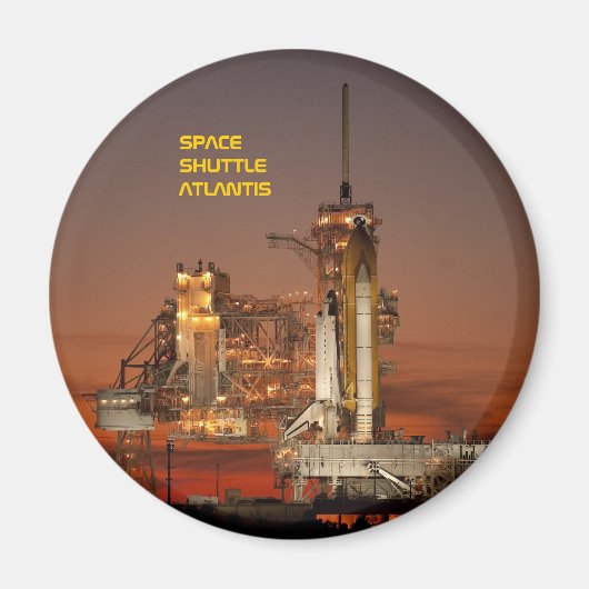 Space Shuttle Atlantis Magneet (Voorkant)
