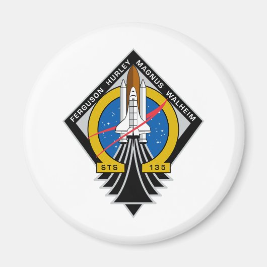 Space Shuttle Atlantis Magneet (Voorkant)