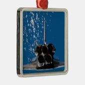 Space Shuttle Atlantis Metalen Ornament (Rechts)