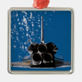 Space Shuttle Atlantis Metalen Ornament (Voorkant)