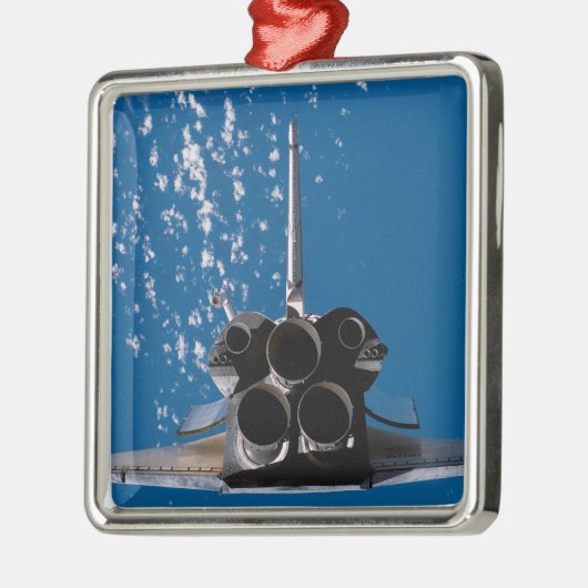 Space Shuttle Atlantis Metalen Ornament (Links)