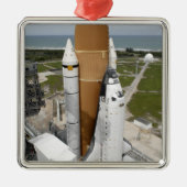 Space shuttle Atlantis Metalen Ornament (Voorkant)