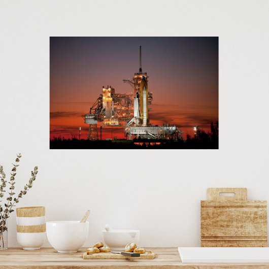 Space Shuttle Atlantis Poster (Keuken)