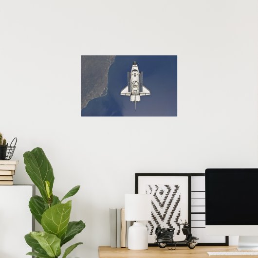 Space shuttle Atlantis Poster (Thuiskantoor)