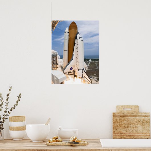 Space Shuttle Atlantis Poster (Keuken)