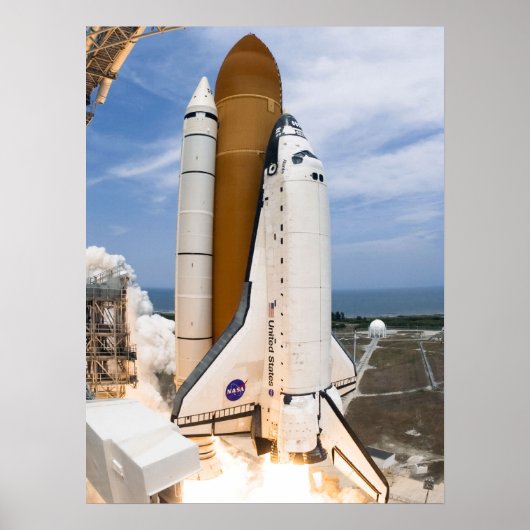 Space Shuttle Atlantis Poster (Voorkant)