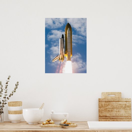 Space Shuttle Atlantis Poster (Keuken)