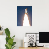 Space Shuttle Atlantis Poster (Thuiskantoor)