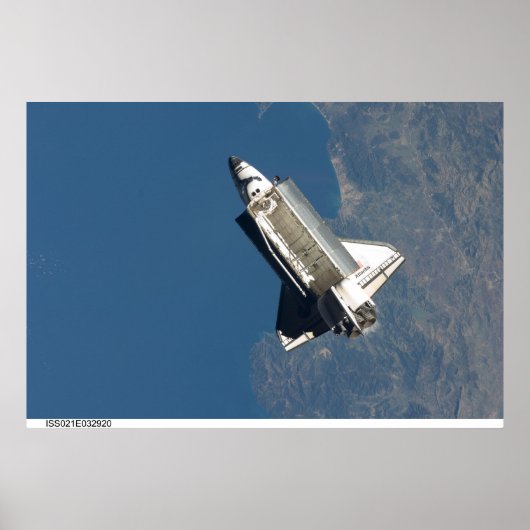 Space Shuttle Atlantis Poster (Voorkant)