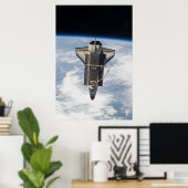Space Shuttle Atlantis Poster (Thuiskantoor)