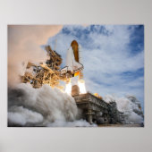 Space Shuttle Atlantis Poster (Voorkant)
