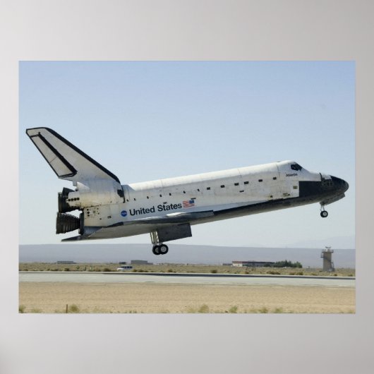 Space Shuttle Atlantis Poster (Voorkant)