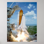 Space Shuttle Atlantis Poster (Voorkant)