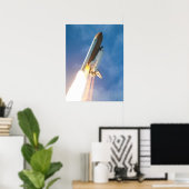 Space Shuttle Atlantis Poster (Thuiskantoor)
