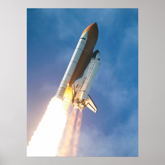 Space Shuttle Atlantis Poster (Voorkant)