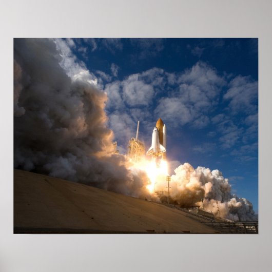 Space Shuttle Atlantis Poster (Voorkant)