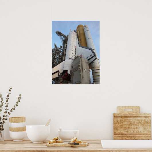 Space Shuttle Atlantis Poster (Keuken)