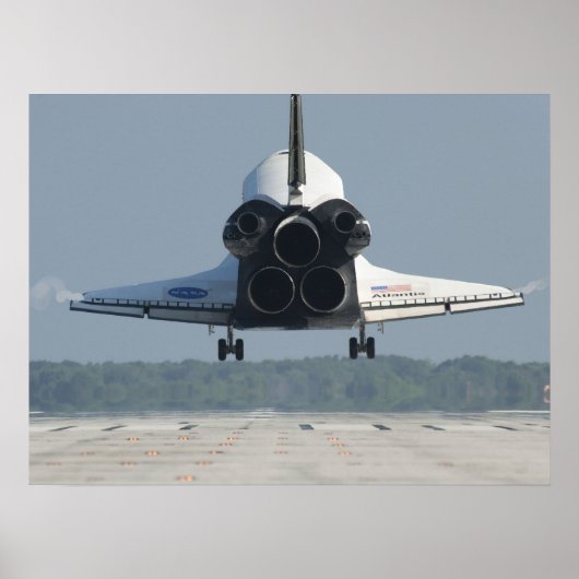 Space Shuttle Atlantis Poster (Voorkant)