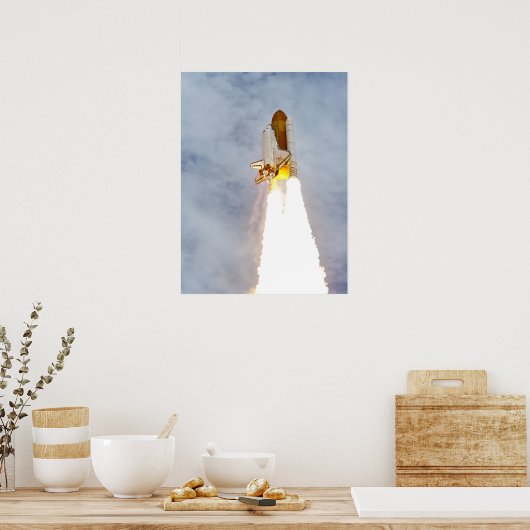 Space Shuttle Atlantis Poster (Keuken)