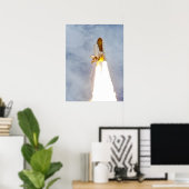 Space Shuttle Atlantis Poster (Thuiskantoor)