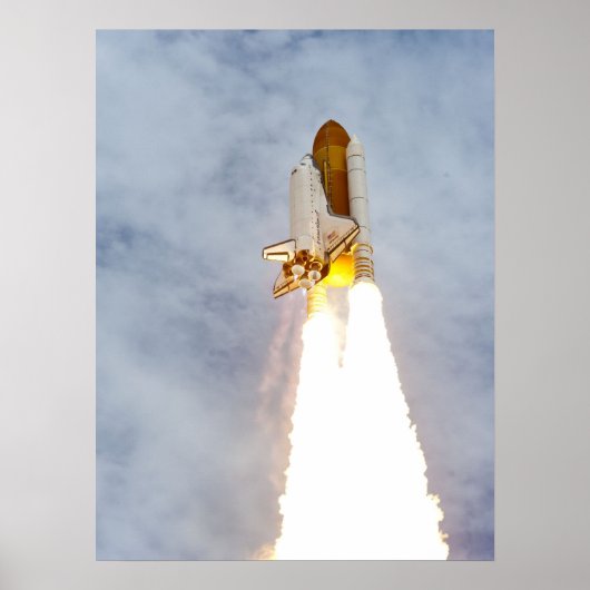 Space Shuttle Atlantis Poster (Voorkant)