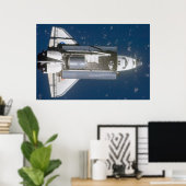Space Shuttle Atlantis Poster (Thuiskantoor)