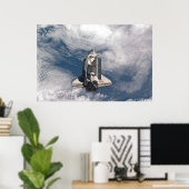 Space Shuttle Atlantis Poster (Thuiskantoor)