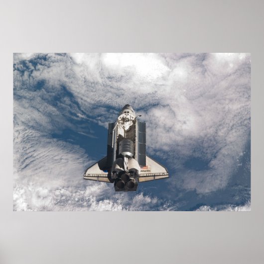 Space Shuttle Atlantis Poster (Voorkant)