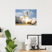 Space Shuttle Atlantis Poster (Thuiskantoor)