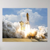 Space Shuttle Atlantis Poster (Voorkant)