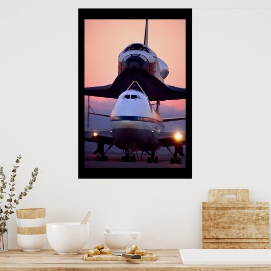 Space Shuttle Atlantis Poster (Keuken)