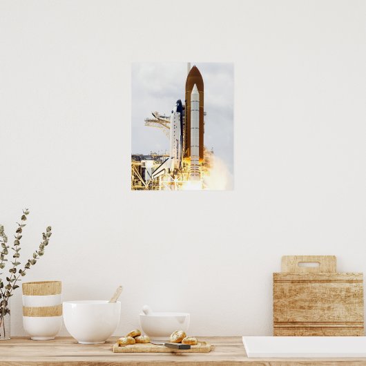 Space Shuttle Atlantis Poster (Keuken)