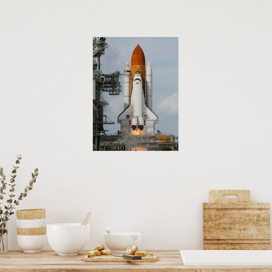 Space Shuttle Atlantis Poster (Keuken)
