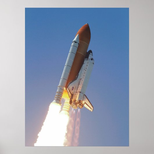 Space Shuttle Atlantis Poster (Voorkant)
